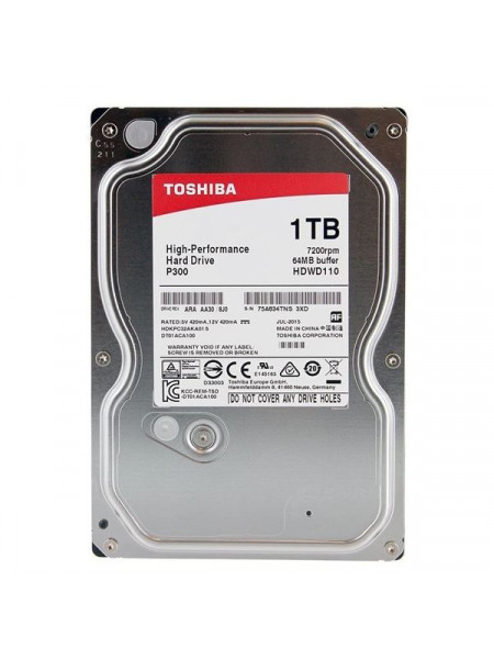 Toshiba P300 series 1 to 3TB 7200 RPM-3.5-inch HDD Toshiba P300 series 1 to 3TB 7200 RPM-3.5-inch HDD