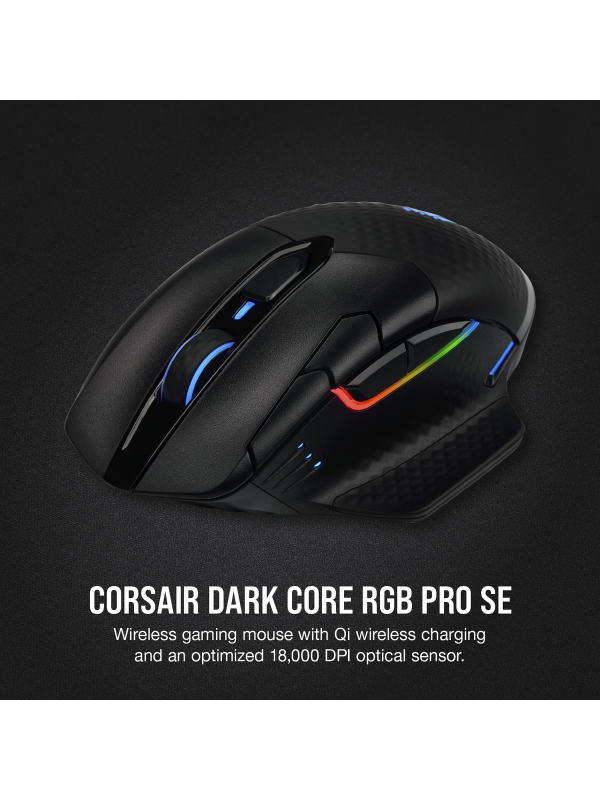 Corsair Dark core RGB Se pro wired/wireless gaming mouse Corsair Dark core RGB Se pro wired/wireless gaming mouse