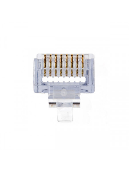 RJ45 CAT6 EZ crimp pass through plug