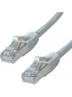 CAT5 Flylead pure copper FTP 0.3M moulded grey