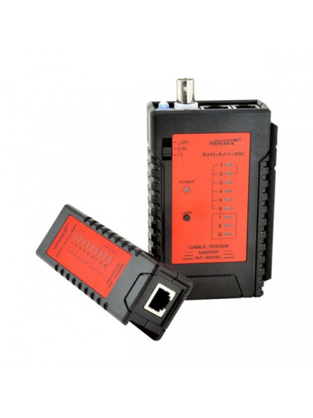 RJ45 LED type cable tester with remote function