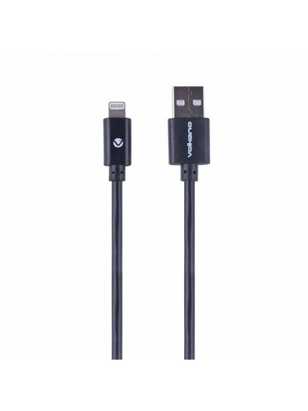Volkano Strike series 1.2 meter MFI Lightning charge/ data cable - silver