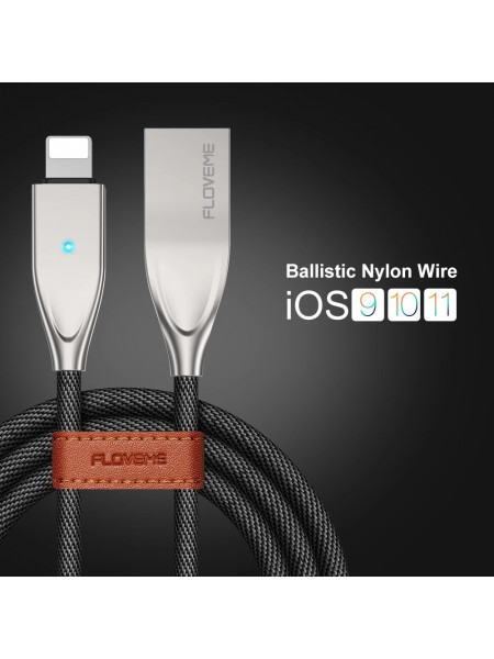 High Quality Metal Charger cable for iphone 1.2M