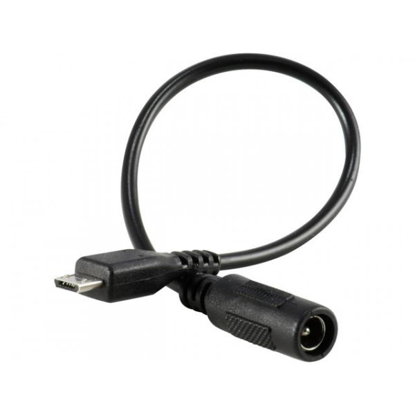 Micro USB to 2.1mm female DC plug Micro USB to 2.1mm female DC plug