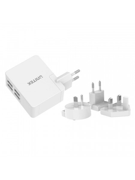 Unitek 24W 4 port USB wall charger Unitek 24W 4 port USB wall charger