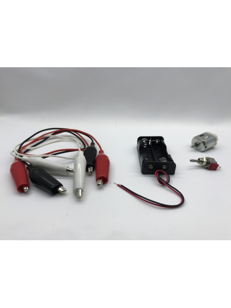 Electronic school project kit - motor circuit